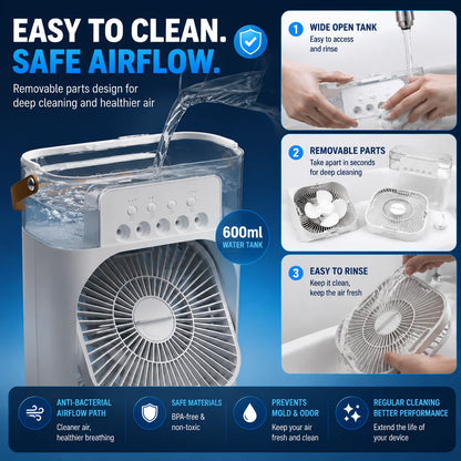 Nova Frost™ Hydro-Cooling Portable AC & Misting Fan